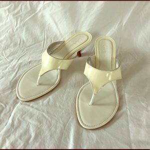 Authentic Cole Haan patent leather sandals